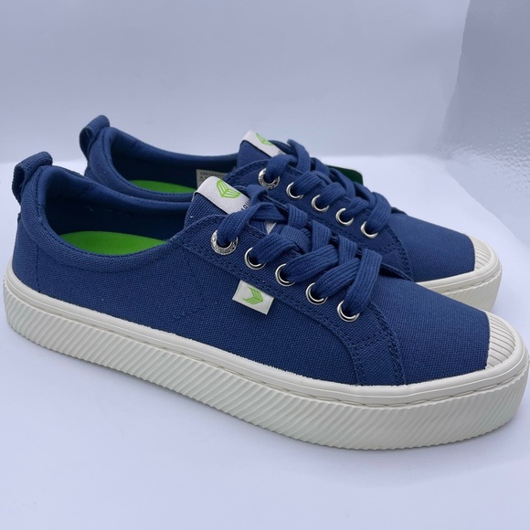 Cariuma unisex oca low shadow blue canvas sneakers Size 6.5Women 5Mens - Picture 8 of 14